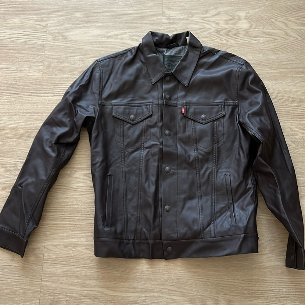 Levi's Dark Brown Leather Jacket